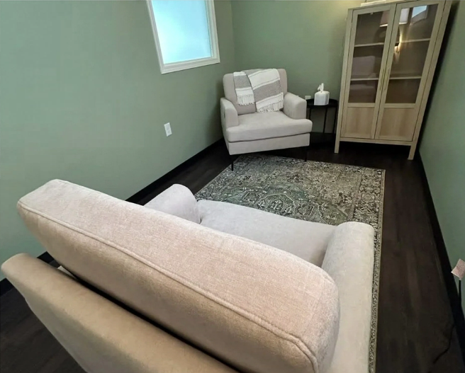 A therapy room at Allis Mental Health